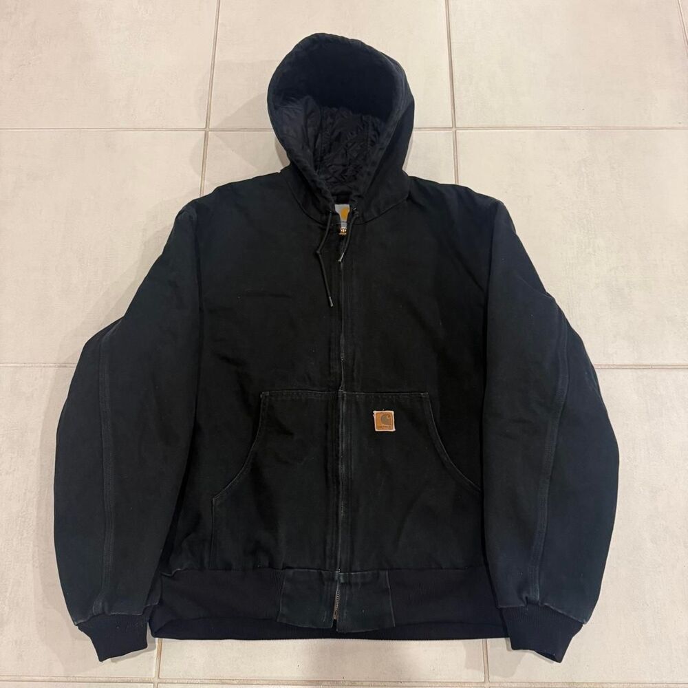 Carhartt Men's Black and Navy Jacket